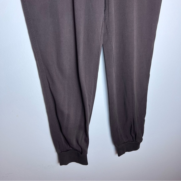 Splendid Cozy Women’s Joggers - Drawstring Carbon Brown Rayon Pants - Large - Picture 9 of 10